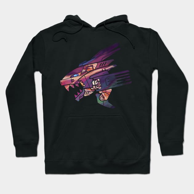 Mecha Robot Cat | Cosmic Cataclysm Hoodie by MaiasaLiger